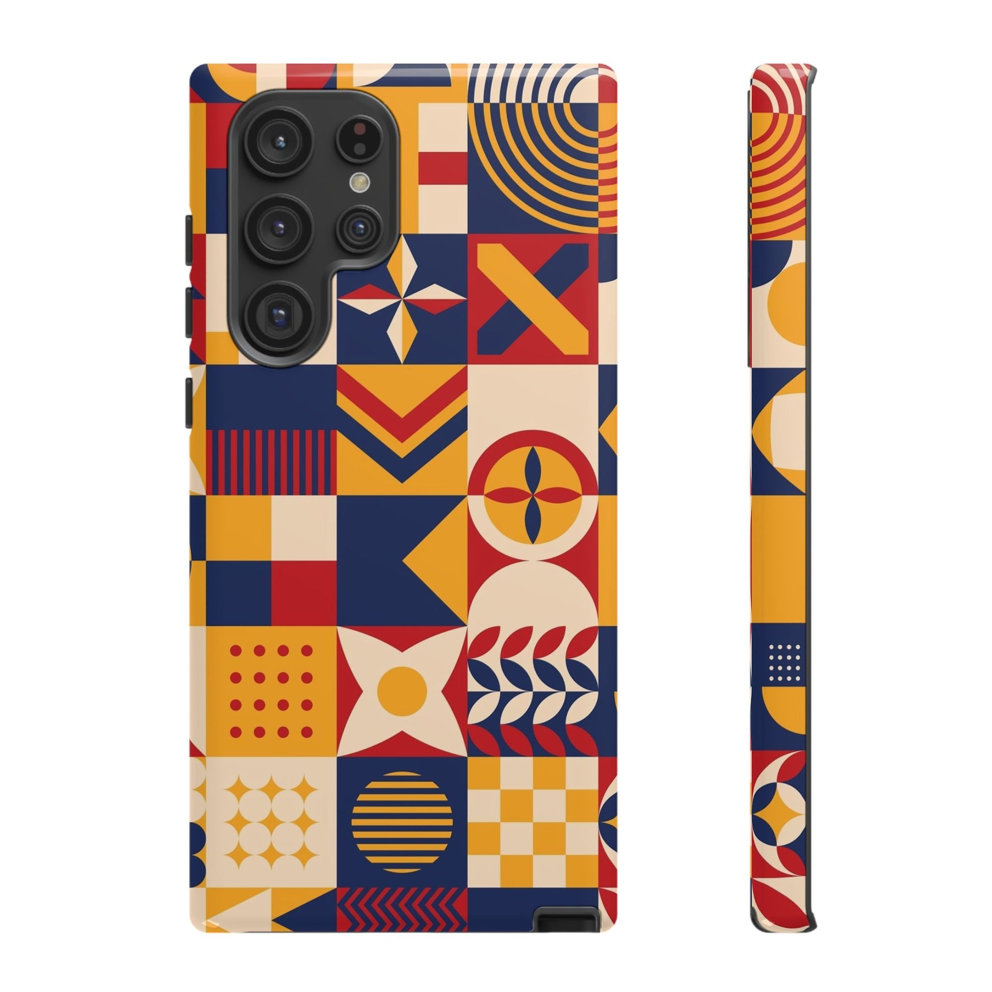 Retro Mosaic Tough Phone Case - Samsung - MVB STUDIO STORE