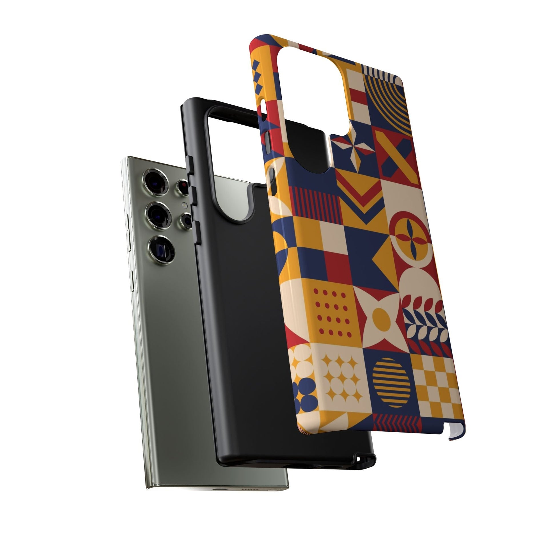 Retro Mosaic Tough Phone Case - Samsung - MVB STUDIO STORE