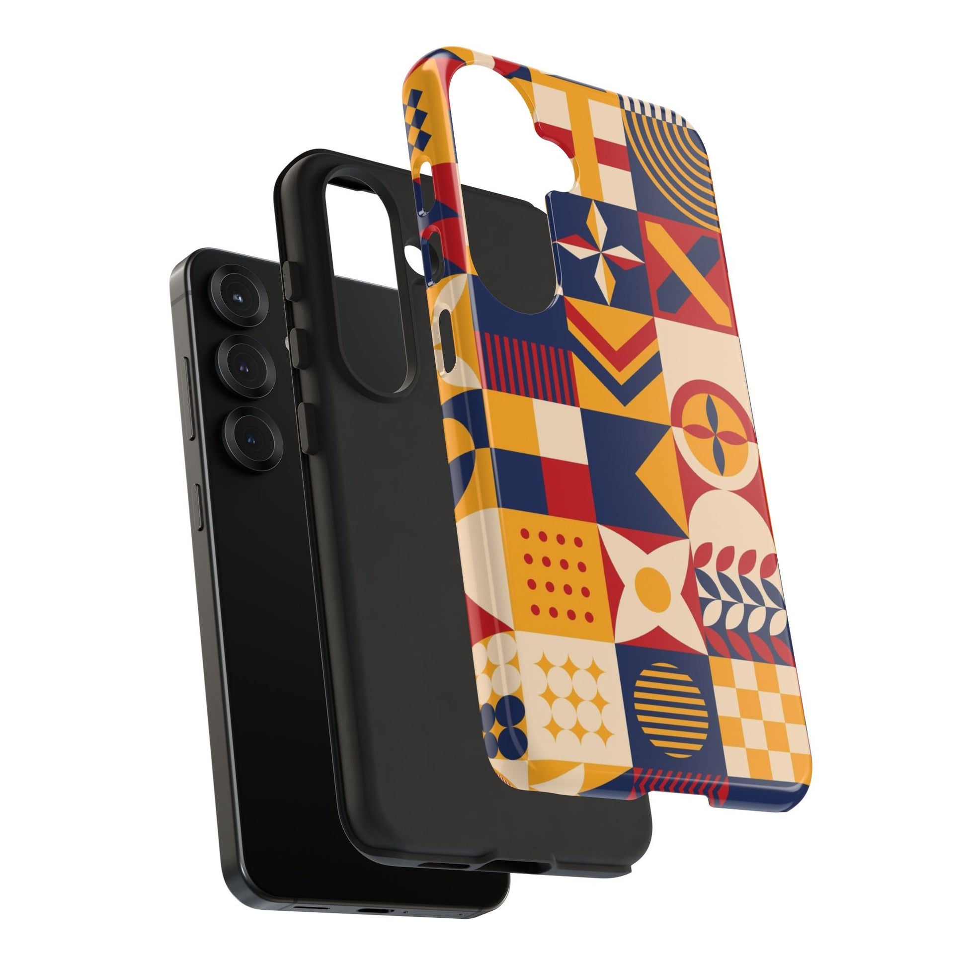 Retro Mosaic Tough Phone Case - Samsung - MVB STUDIO STORE