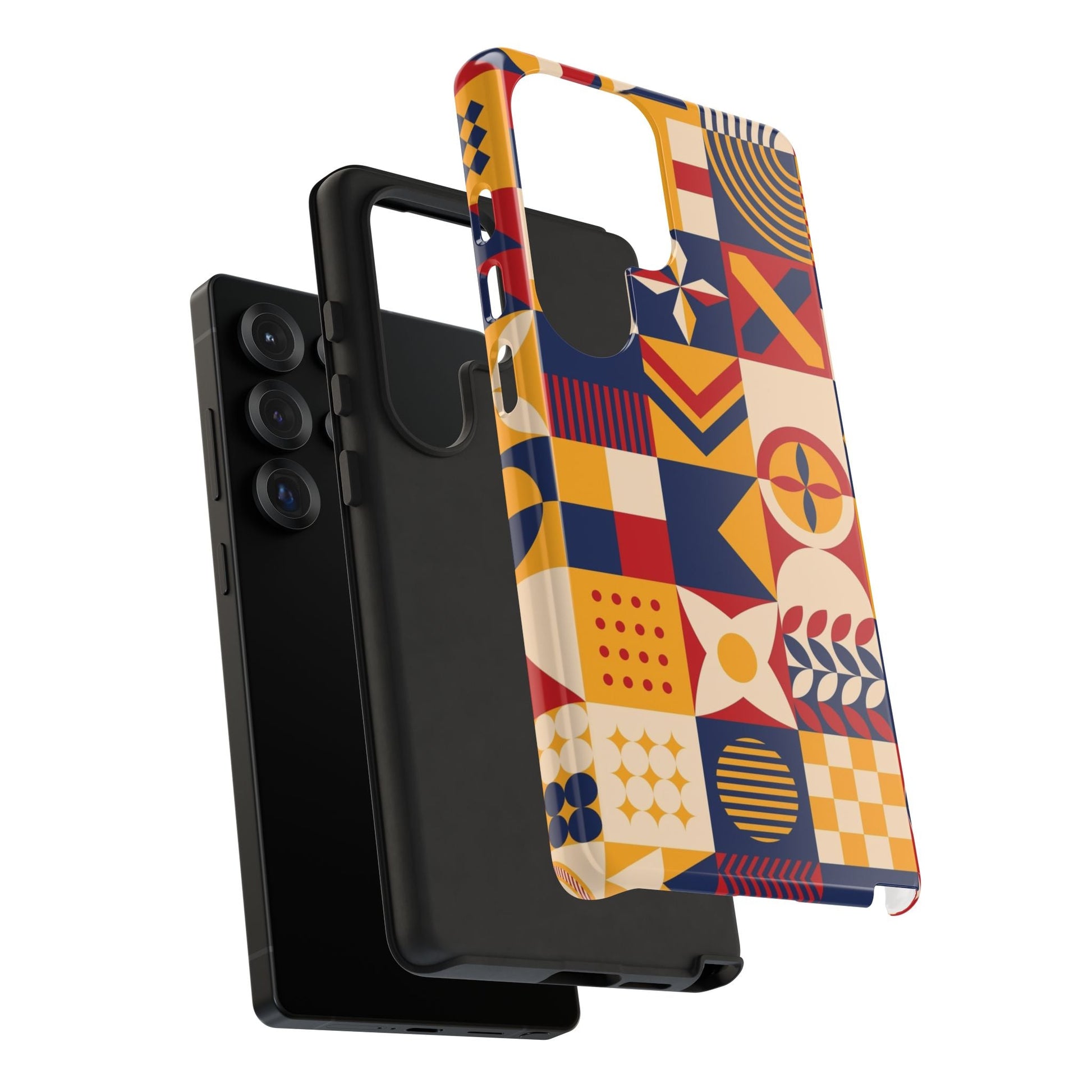 Retro Mosaic Tough Phone Case - Samsung - MVB STUDIO STORE