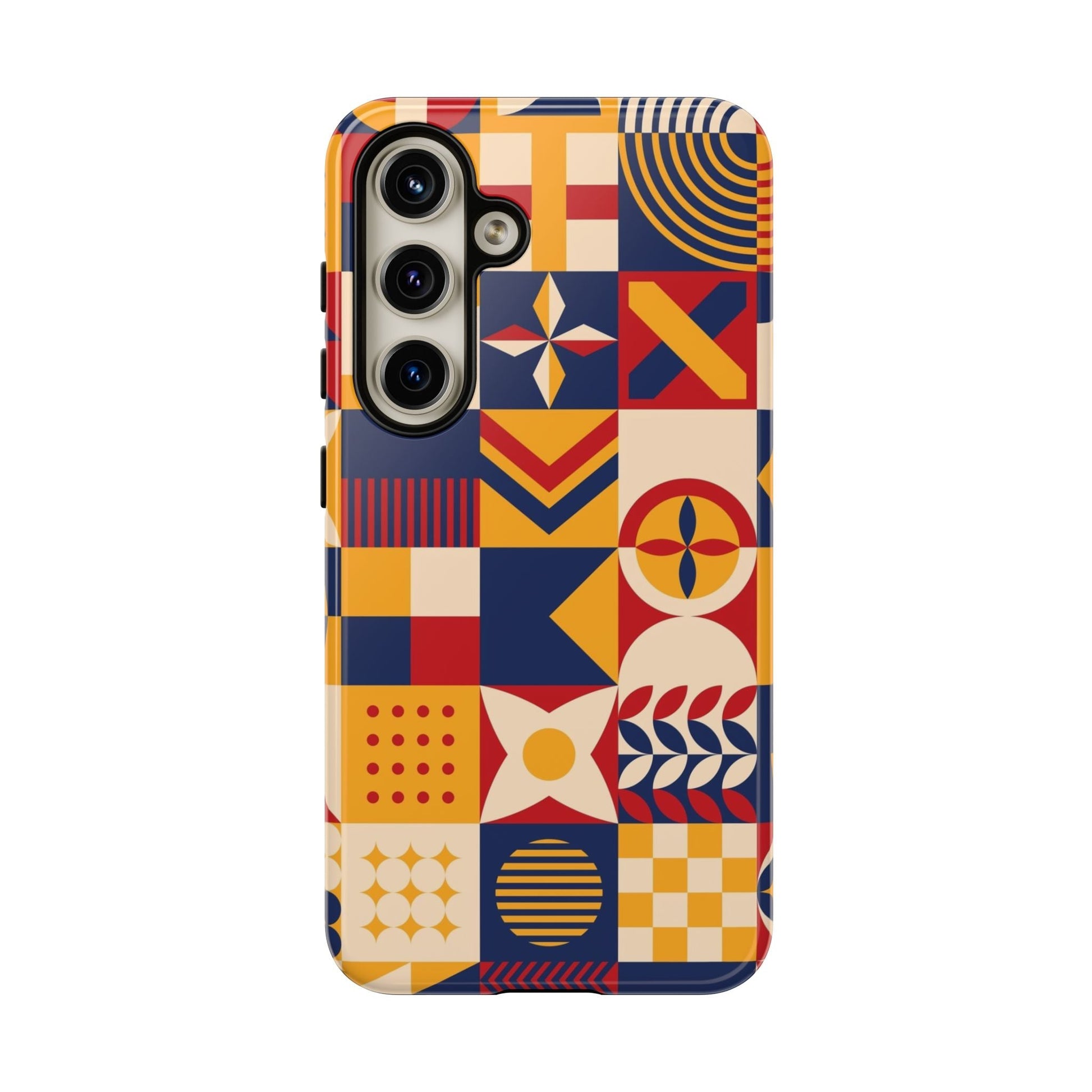 Retro Mosaic Tough Phone Case - Samsung - MVB STUDIO STORE