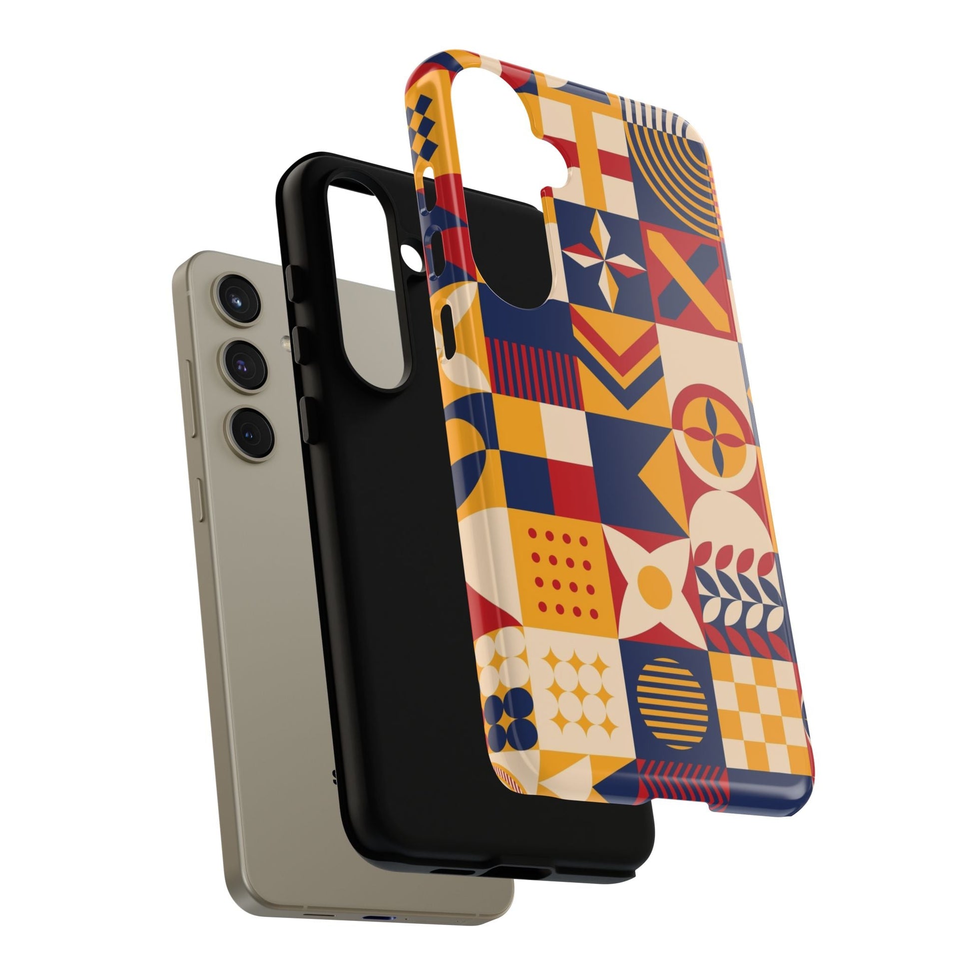 Retro Mosaic Tough Phone Case - Samsung - MVB STUDIO STORE