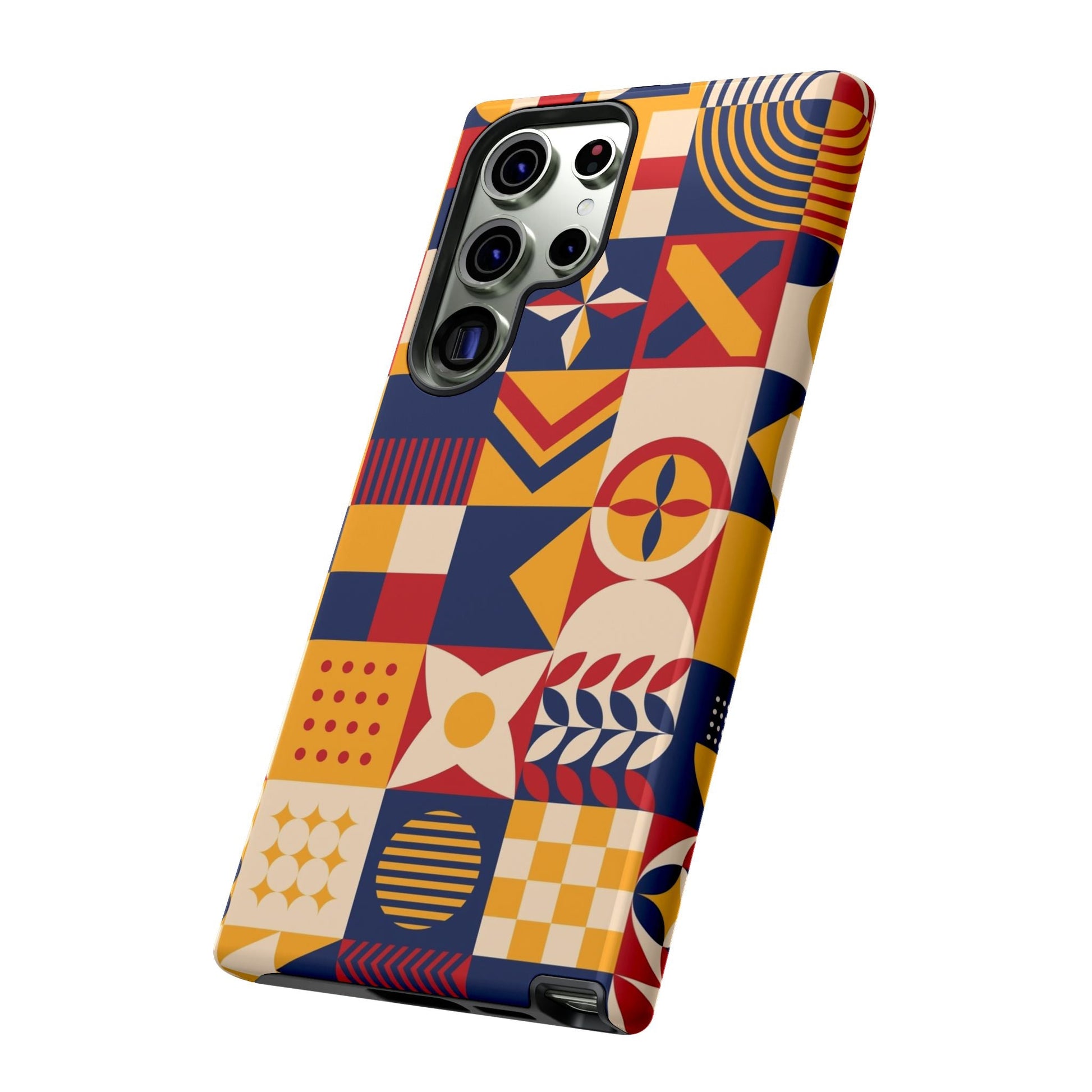 Retro Mosaic Tough Phone Case - Samsung - MVB STUDIO STORE