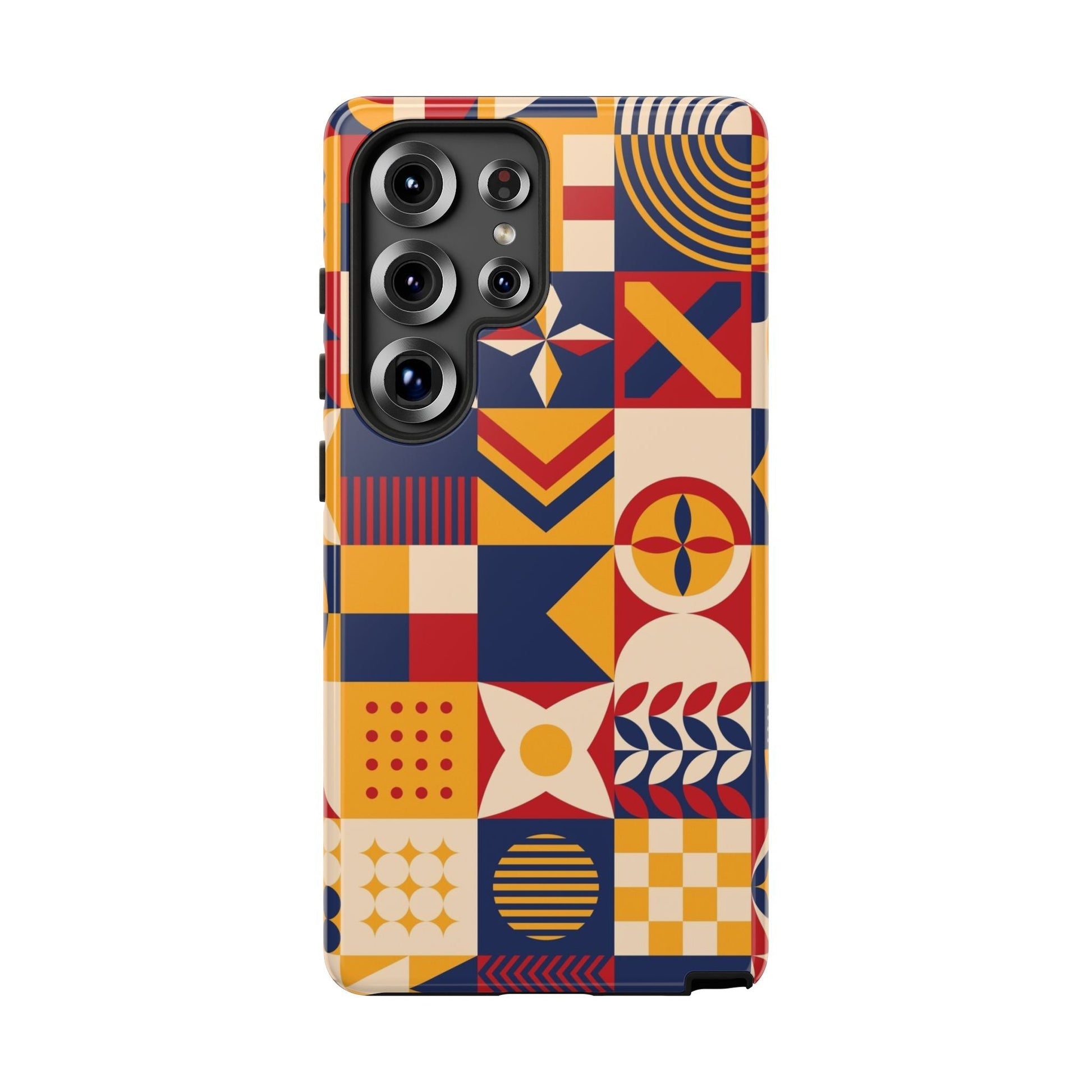 Retro Mosaic Tough Phone Case - Samsung - MVB STUDIO STORE