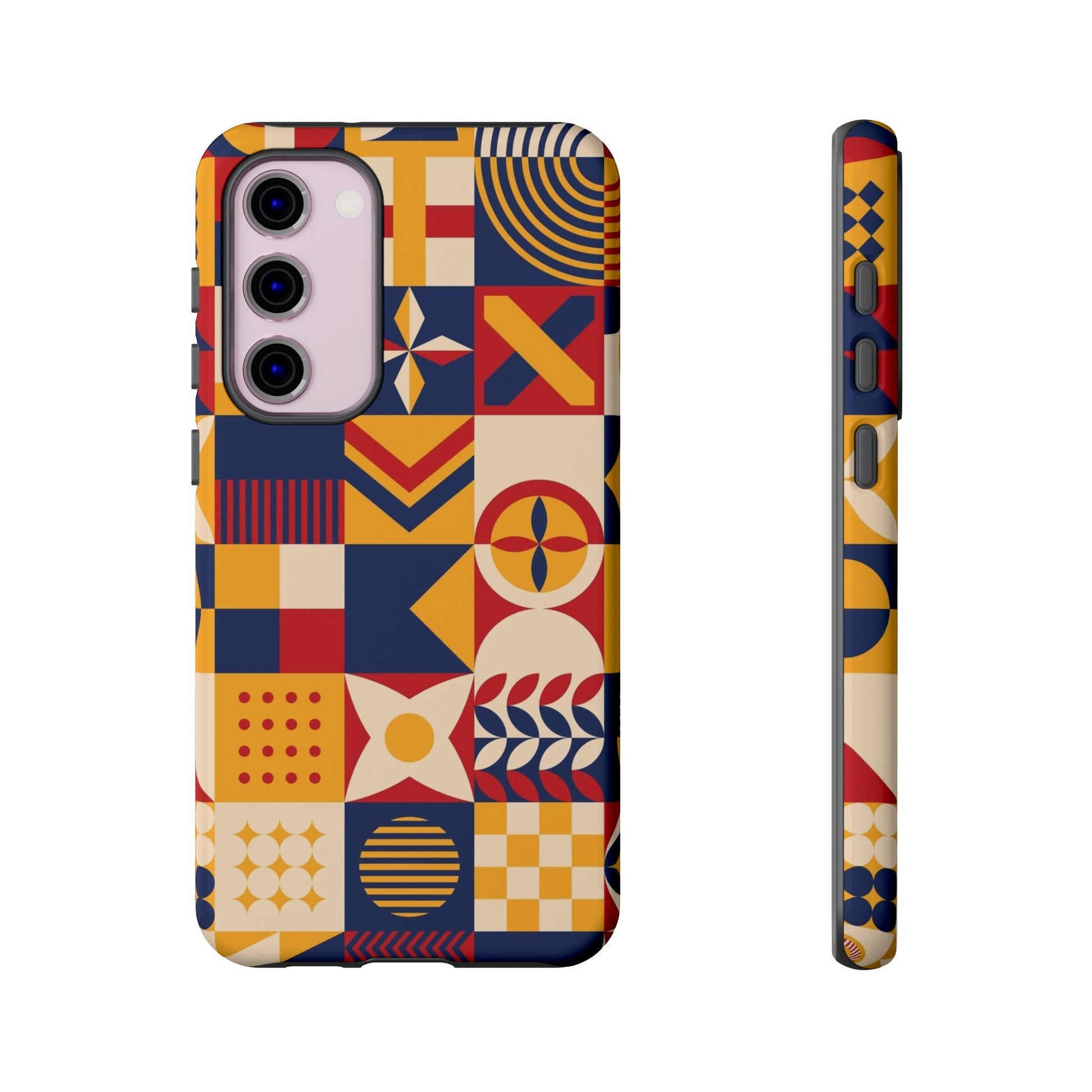 Retro Mosaic Tough Phone Case - Samsung - MVB STUDIO STORE