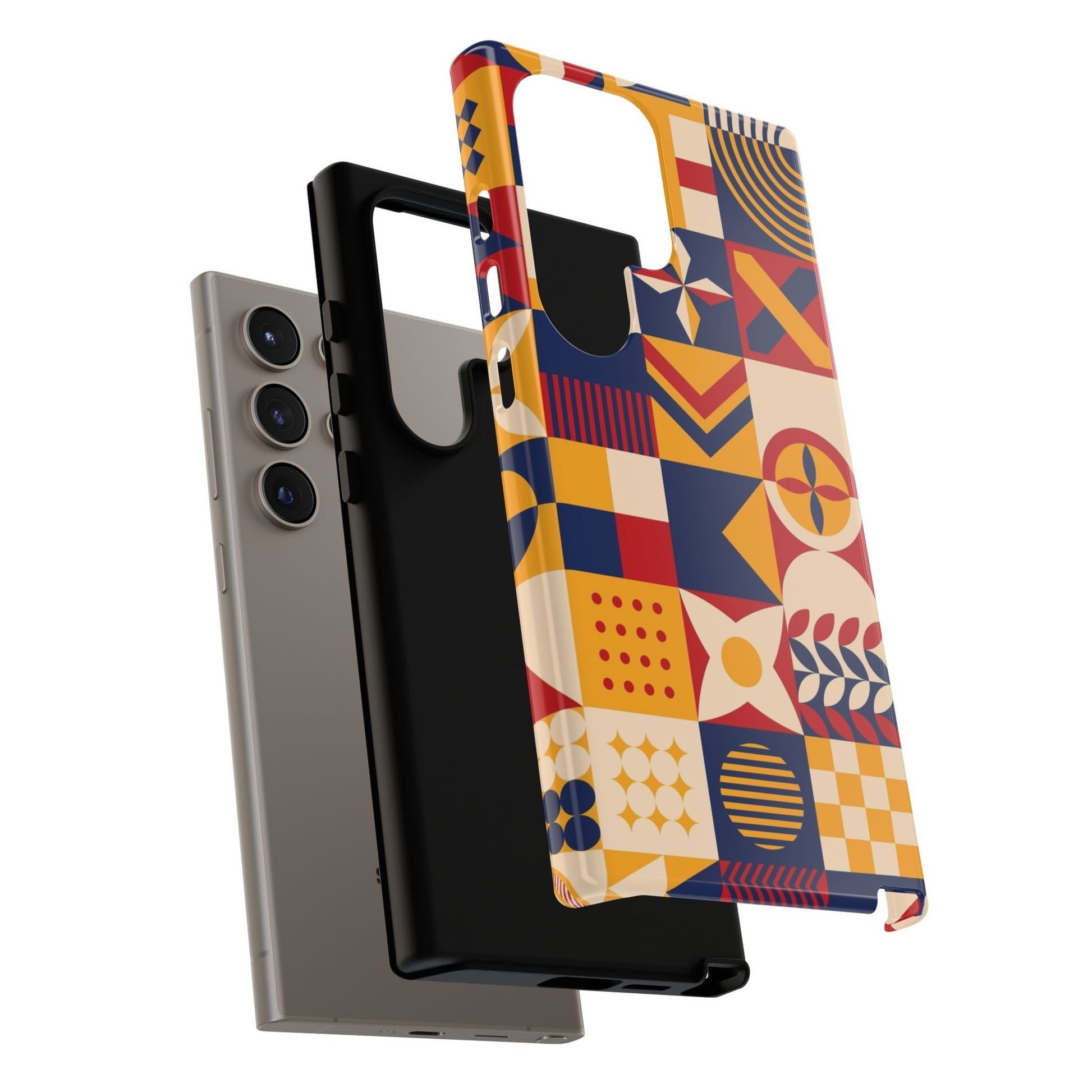 Retro Mosaic Tough Phone Case - Samsung - MVB STUDIO STORE
