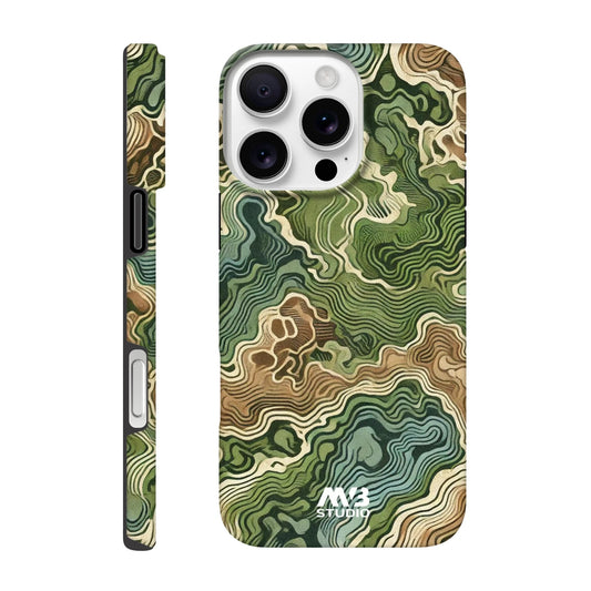 Terrain Map Tough Phone Case - iPhone - MVB STUDIO STORE